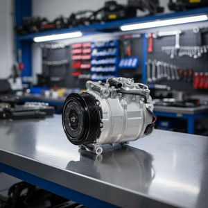 Compresor de Aire Acondicionado para Automóvil Nuevo 0012302811 0002309011 6PK 12V para W203 W204 W163 ML500 ML350 ML55AMG 1998-2005 <span class=keywords><strong>7SEU17C</strong></span> - Product Image 1