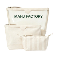 Sac de maquillage haute transparence en PVC structuré, sac de toilette pour parfums, sac de transport pour les voyages