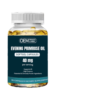 Huile d'onagre 1000mg Bio Pressée à froid Sans hexane Formule végétalienne Adulte 90 gélules végétales - Product Image 1