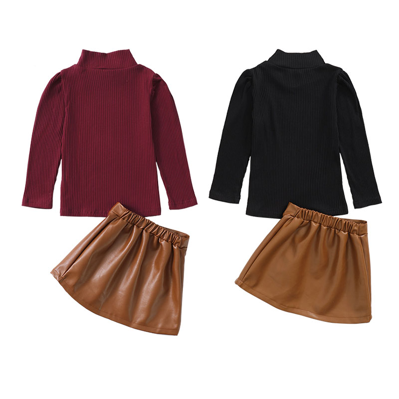 Комплект одежды для новорожденных, однотонная детская юбка, 2 шт., Органическая одежда для малышей