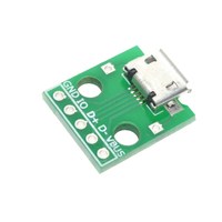 Micro USB A Adaptador DIP 5pin tipo B conector hembra de 2,54mm PCB convertidor marcar hombre conector hembra