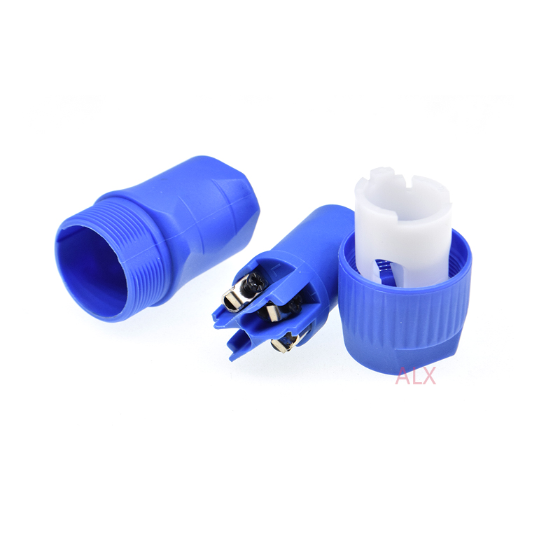 Lot De 6 Connecteurs AC Powercon Mâles 3 Broches - Compatibles NAC3FCA/NAC3FCB - Pour éclairage Et Audio Pro