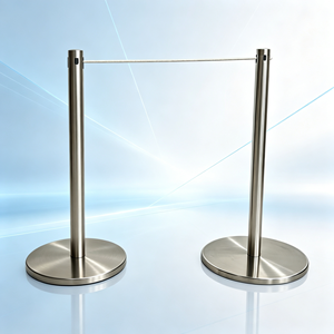 Soporte Minimalista de Acero Inoxidable para Exhibición - Diseño Discreto con Anclaje Seguro para Cuerdas, Ideal para Esculturas y Pinturas - Product Image 1