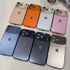 เคสโทรศัพท์มือถือแบบป้องกันรอบด้าน 360 องศา สำหรับ iPhone 17 Pro Max ดีไซน์โลหะ ป้องกันเลนส์ กันกระแทก ป้องกันรอยนิ้วมือ - Product Image 1