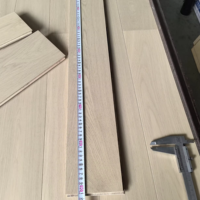 Parquet en chêne européen naturel blanc massif, bois véritable, pour intérieur, parquet contrecollé en bois dur
