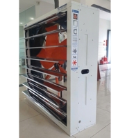 Ventilateur axial mural à débit d'air massif électrique 1380 mm, 50800 m3/h, silencieux, 470 tr/min, pales en acier inoxydable, OEM HME FSB1380