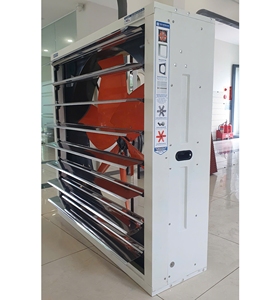 Ventilador Axial de Pared de Gran Caudal de Aire de 1380 mm, 50800 m3/h, Silencioso, 470 RPM, Aspas de Acero Inoxidable, para Granjas Avícolas - Product Image 1