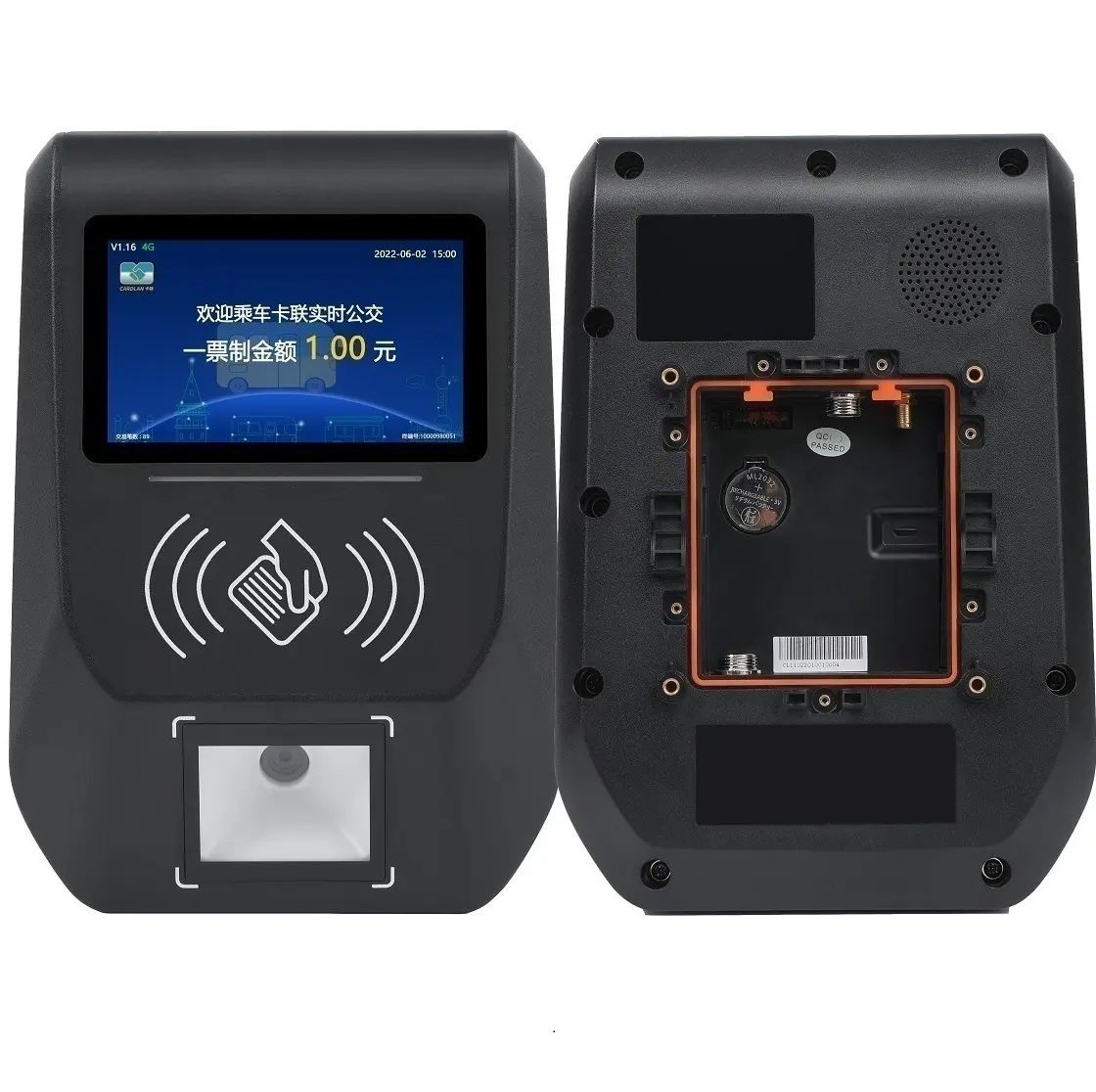 Nhà Máy 4 gam GPS NFC Đầu đọc thẻ Ethernet xe buýt giá vé Bộ sưu tập hỗ trợ QR Máy quét mã