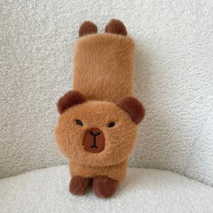 Capibara Cute Car Safety Belts Pillow Shoulder Cover Accesorio cómodo y elegante para su vehículo - Product Image 6