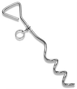 Cable y Estaca para Corral <span class=keywords><strong>de</strong></span> Perros Bunnyhi QYS021 <span class=keywords><strong>de</strong></span> 16/10 Pies para Jardín y <span class=keywords><strong>Camping</strong></span> con Resorte Resistente y Ganchos Metálicos - Product Image 2