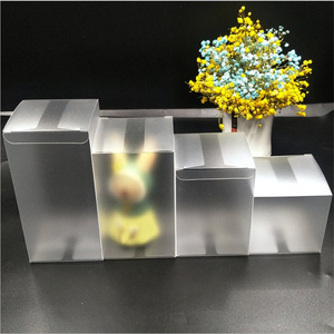 Boîte à jouets personnalisée pliable transparente multi-taille boîte en plastique boîte d'emballage cadeau - Product Image 2