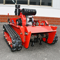 Tondeuse à gazon industrielle autotractée agricole 7,5 CV/9 CV à essence télécommandée certifiée CE 1000 cm