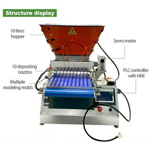 Machine de fabrication de bonbons gélifiés de qualité alimentaire, anti-pollution, à démontage rapide et lavage facile - Product Image 4