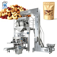 Systèmes de machines d'emballage automatique de sachets préformés à station unique pour granulés de noix mélangées, idéaux pour les petites entreprises