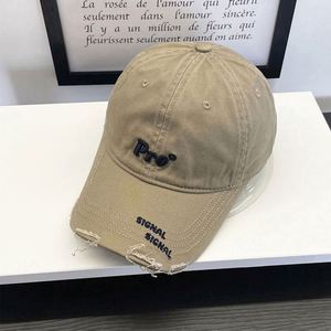 Wholesale High Quality 100% Cotton Custom 3D Embroidered Distressed Brim Vintage <b>Baseball</b> <b>Cap</b> Character Fashion Unisex - Product Image 5