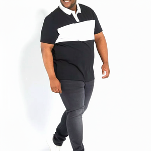Polo taille adulte à tarif nul pour hommes grande taille en plusieurs couleurs/fabricant OEM t-shirts polo grande taille teints en couleur unie pour hommes - Product Image 1