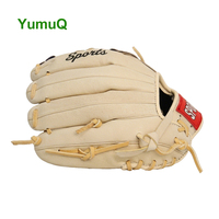 Gant de baseball d'entraînement pour jeunes enfants YumuQ en cuir synthétique PVC/PU, tailles 8,5/9,5/10/10,5 pouces, modèle H-web