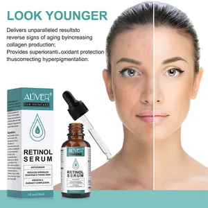 OEM คุณภาพสูง Facial Skin Care ครีม Retinol เซรั่มอินทรีย์ธรรมชาติ Hyaluronic Acid Face Whitening Vitamin C Serum