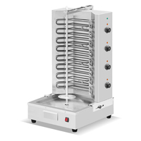 Grill électrique rotatif commercial de haute qualité en acier inoxydable pour kebab et shawarma, 4 kW, grande capacité, économe en énergie