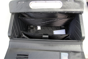 Mallette d'embarquement d'affaires en cuir de 18 pouces Valise pilote pour homme et <span class=keywords><strong>femme</strong></span> pour voyage à l'ordinateur - Product Image 4