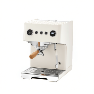 Cafetera Espresso Semiautomática de 15 Bares, Tanque de Agua de 1.7L, Acabado Blanco Marfil, Vaporizador de Leche, 1050W - Product Image 1
