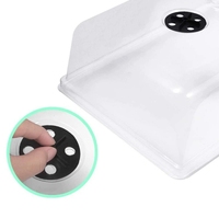 8/1020 plateaux avec dôme d'humidité, dispositif Extra résistant pour la semis de plantes à démarrage, plateau de germarrosage, sans trous, système de porches