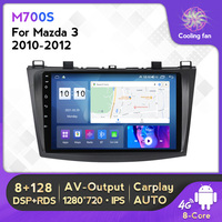 Mekede MS 8-Core 8 + 128GB écran IPS lecteur DVD de voiture vidéo écran monté sur véhicule pour Mazda 3 2010-2012 9 pouces