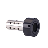 Silencieux d'échappement de moto en acier inoxydable, diamètre 51 mm, insert silencieux simple/double sortie avec ajustement universel