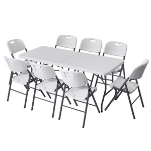 Mesa plegable de plástico de jardín plegable de diseño moderno para eventos al aire libre restaurantes hoteles - Product Image 5