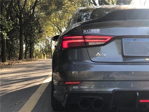 Difusor trasero de fibra de carbono para coche <span class=keywords><strong>A3</strong></span> S3 Sedan con luces de freno para <span class=keywords><strong>Audi</strong></span> <span class=keywords><strong>A3</strong></span> <span class=keywords><strong>S</strong></span> <span class=keywords><strong>LINE</strong></span> S3 Sedan <span class=keywords><strong>2017</strong></span> 2018 2019 difusor trasero deportivo - Product Image 6