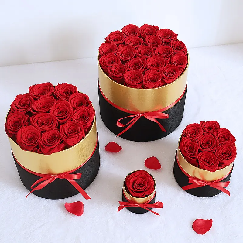 דלי חיבוק ורד נצחי פריחת מוצר מוגמר עם חוש כיתה גבוהה מתנת יום האם מתנת יום האהבה
