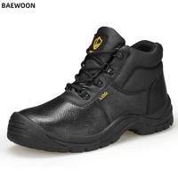 Zapatos de Seguridad BAEWOON O14 Anti-Impactos y Anti-Pinchazos, de Alta Protección, Cómodos, Resistentes al Desgaste e Impermeables