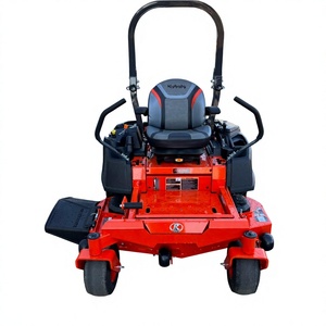 เครื่องตัดหญ้าแบบนั่งขับสำหรับงานอุตสาหกรรม รุ่น Z242KW-48 สีแดง พร้อมกล่องเก็บหญ้าด้านหลัง และระบบป้องกันการพลิกคว่ำ (ROPS) เครื่องยนต์ดีเซลสำหรับมืออาชีพ - Product Image 1