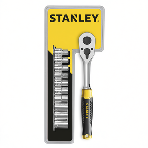 Juego de Llaves de Trinquete Stanley, 1/4 de Pulgada, 12 Piezas, Kit de Herramientas Métricas - Product Image 2