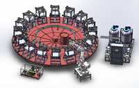 Système complet de convoyeurs à guidage courbé, ligne de machines à mousse PU haute pression, système de moules automatiques, robot de démoulage Lingxin PLC