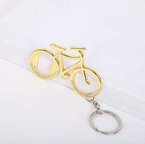 תיק פותחן אופניים בקבוק בירה מתכת עתיק מותאם אישית עם מפתח צבע אופניים בקבוק פותחן שרשרת מפתח - Product Image 3