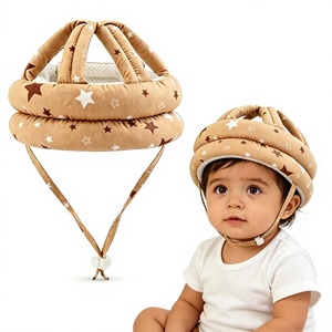 <span class=keywords><strong>Casque</strong></span> de sécurité pour bébé, protection anti-collision douce pour la tête, chapeau de protection réglable contre les chutes pour bébé qui rampe et marche - Product Image 1