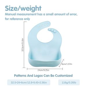 Babero de Silicona de Grado Alimenticio Moderno, Suave, Impermeable, con Función de Succión, Logotipo Personalizado, Fácil de Limpiar, Tazón de Cerámica, Venta al por Mayor - Product Image 2