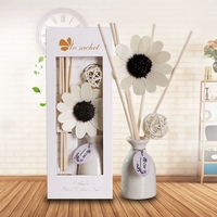 Diffuseur de parfum d'ambiance en céramique sans flamme, ensemble d'huiles essentielles d'aromathérapie longue durée 30 ml, sans BPA, écologique, pour chambre et bureau