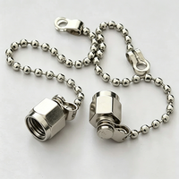 Tapa Antipolvo Impermeable de Acero Inoxidable para Conector SMA Macho