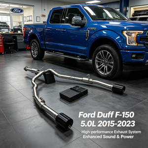 Système d'échappement Valvetronic Catback pour Ford Duff F-150 5.0L 2015-2023, silencieux en acier inoxydable, échappement de performance, amélioration des performances - Product Image 1