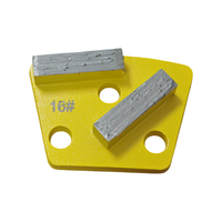 Plaque de meulage diamantée Plaque de meulage à 2 segments pour meuleuses de sol ASL Segments de meulage pour béton Outils diamantés