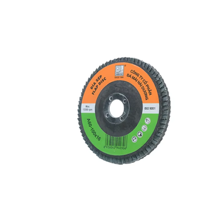 Disques à lamelles ronds en acier inoxydable haute dureté OEM 100, roues à lamelles en oxyde d'aluminium pour finition de précision, garantie de 2 ans - Product Image 1