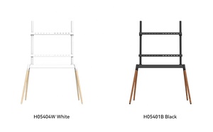 Artistic <strong>Easel</strong> <strong>TV</strong> Floor <strong>Stand</strong> for 55 - 86 Inch LCD LED Flat Screens <strong>TVs</strong> Height Adjustable Studio <strong>TV</strong> Display <strong>Stand</strong> With 4 Wood l - Product Image 2
