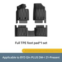 Tapis de sol de voiture en TPE sur mesure pour BYD Qin Plus DM-i 2023 Destroyer 05, tapis de sol toutes saisons imperméables, vente en gros d'usine