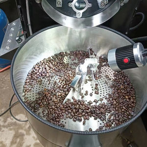 कारखाने थोक इलेक्ट्रिक होम कॉफी रोस्टर रेट्रो स्मोकलेस तापमान नियंत्रण स्टेनलेस स्टील 0.3-1.2 किलोग्राम क्षमता घर - Product Image 4