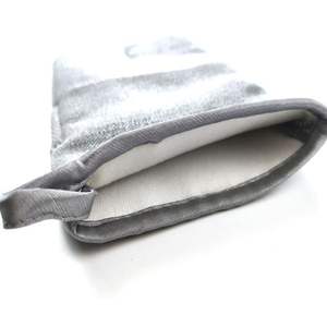 قفازات استحمام فاخرة بالجملة صديقة للبيئة من الألياف الدقيقة، قفازات تنظيف للحيوانات الأليفة من البوليستر لإزالة الشعر والفراء، متعددة الوظائف للحمام - Product Image 4