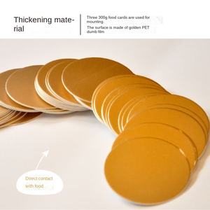 Бумажные подложки для тортов и хлеба с односторонним покрытием, жиронепроницаемые, совместимые с трафаретной печатью, пищевые - Product Image 6