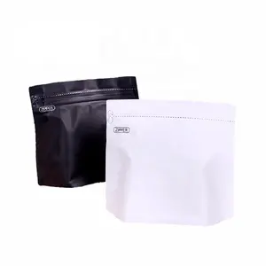 Nhà Sản Xuất Tùy Chỉnh Dây Kéo Matte Đen Đứng Lên Cà Phê Đậu Con Proof Kháng Mylar Túi