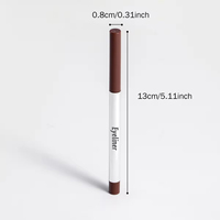 Crayons Eyeliner Gel Imperméables Personnalisables avec Logo OEM, Vente en Gros, Cosmétiques Véganes, Crayon Gel Eyeliner et Sourcils, Meilleures Ventes